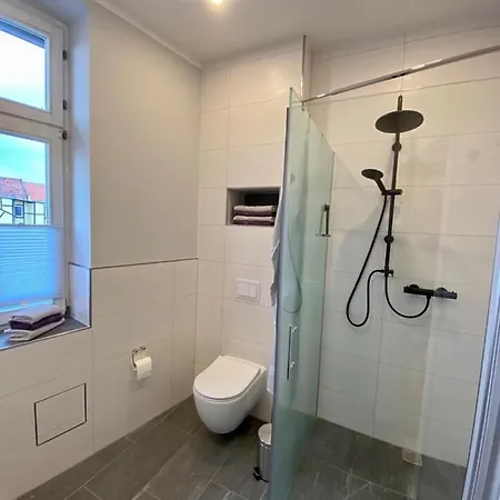 Sanierte Ferienwohnung im Einzeldenkmal Quedlinburg Exterior foto